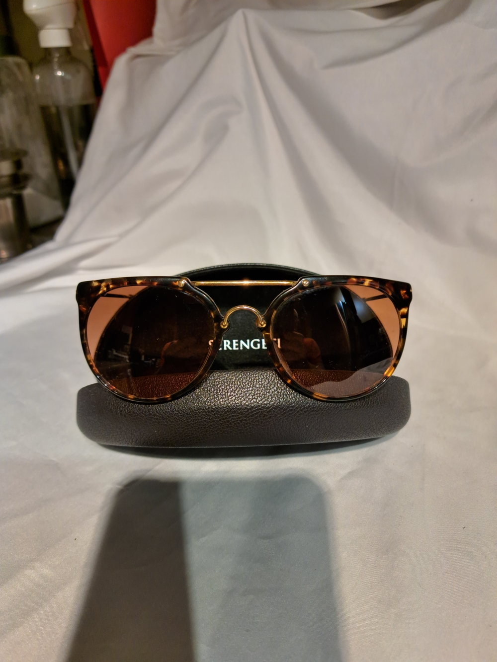 Serengeti Tortoiseshell Frame Brown Lens Sunglasses